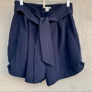 Blue high rise short